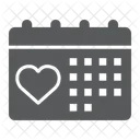 Liebe Kalender Valentinstag Symbol