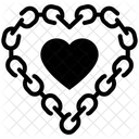 Verbindung Romantisch Kette Symbol