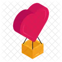 Liebesluftballon  Symbol
