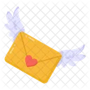 Liebesbotschaft Liebesmail Valentinsmail Icon