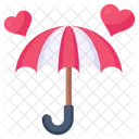 Liebe regenschirm  Symbol