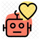 Liebe Roboter  Symbol