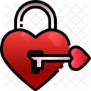 Liebesschloss Schloss Valentinstagsschloss Icon