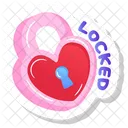 Liebesschloss  Symbol