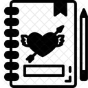 Liebestagebuch  Symbol