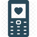 Liebesnachricht SMS Mobile Massage Symbol