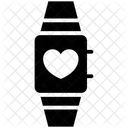 Liebevolle Uhr  Symbol