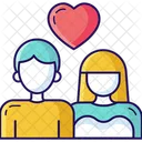 Paar Ehepartner Verabredung Symbol