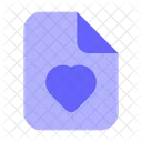 Lieblingsdatei Like Datei Love Datei Symbol