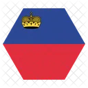 Liechtenstein National Country Icon