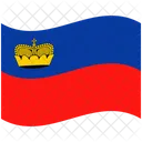 Flag Country Liechtenstein Icon