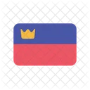 Liechtenstein Flag Country Icon