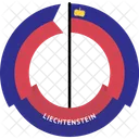 Liechtenstein Country Flag Icon