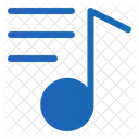 Songtexte Musiknoten Musik Player Symbol