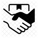 Lieferantenbeziehung Partnerschaft Zusammenarbeit Symbol