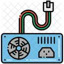 Lieferantenbox Strom Wechselstrom Symbol