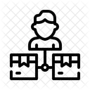 Lieferantenmanagement Lieferantenbeziehungen Beschaffung Symbol