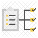 Liefergegenstand Freigabe Zeitplan Symbol