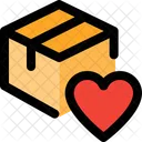 Lieferbox Herz Liebeslieferung Lieblingspaket Icon