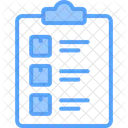 Checkliste für die Lieferung  Symbol