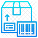 Barcode des Lieferkartons  Symbol