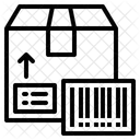 Barcode des Lieferkartons  Symbol