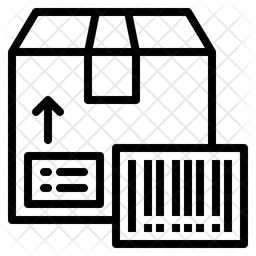 Barcode des Lieferkartons  Symbol