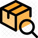 Lieferbox Suchen Paket Suchen Lieferung Suchen Icon