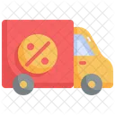 LKW Lieferung Transport Symbol