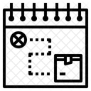 Datum Logistik Kalender Symbol