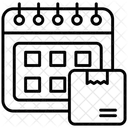 Kalender Lieferung Logistik Symbol
