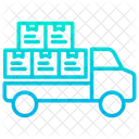 Lieferwagen Transportwagen LKW Symbol