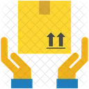 Logistik Lieferung Hand Symbol