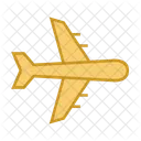 Lieferung Logistik Flugzeug Symbol