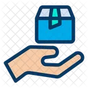 Handpaket Box Paket Symbol