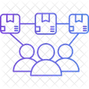 Lieferung auf der letzten Meile  Symbol