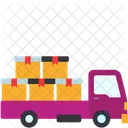 Lieferwagen Lieferwagen Transportwagen Icon