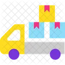 Lieferwagen Lieferwagen Kurierwagen Symbol