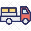 Lieferung Lieferwagen Limousinenlieferung Symbol