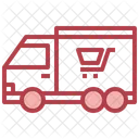 Lieferwagen LKW Essenslieferung Symbol