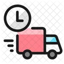 Lieferwagen Uhr  Symbol