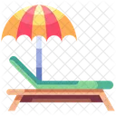 Liegestuhl  Symbol