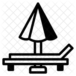 Liegestuhl  Symbol
