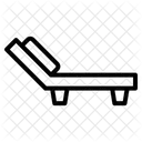 Liegestuhl  Symbol