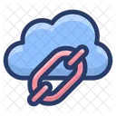 Lien Cloud Backlink Cloud Cloud Computing Icon