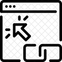 Backlink Referencement Web Icône