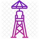 Life Guard Tower Secure Safe Icon