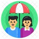 Family Insurance Life Insurance Couple Insurance Icon