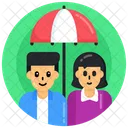 Life Insurance Couple Insurance Persons Insurance Icon