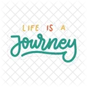 Life is a journey sticker  Icon